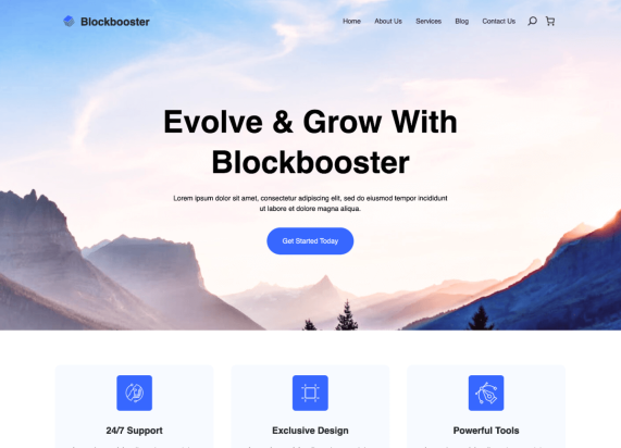 Blockbooster WordPress Theme