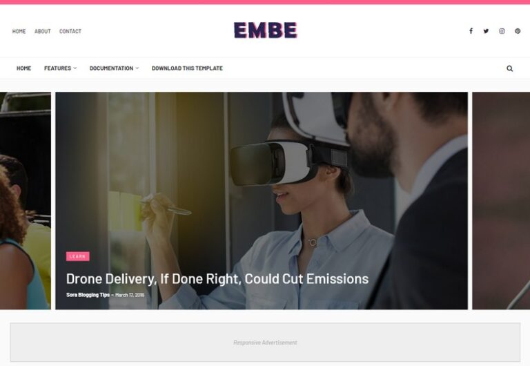Embe Blogger Template