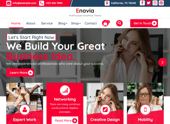 Enovia WordPress Theme